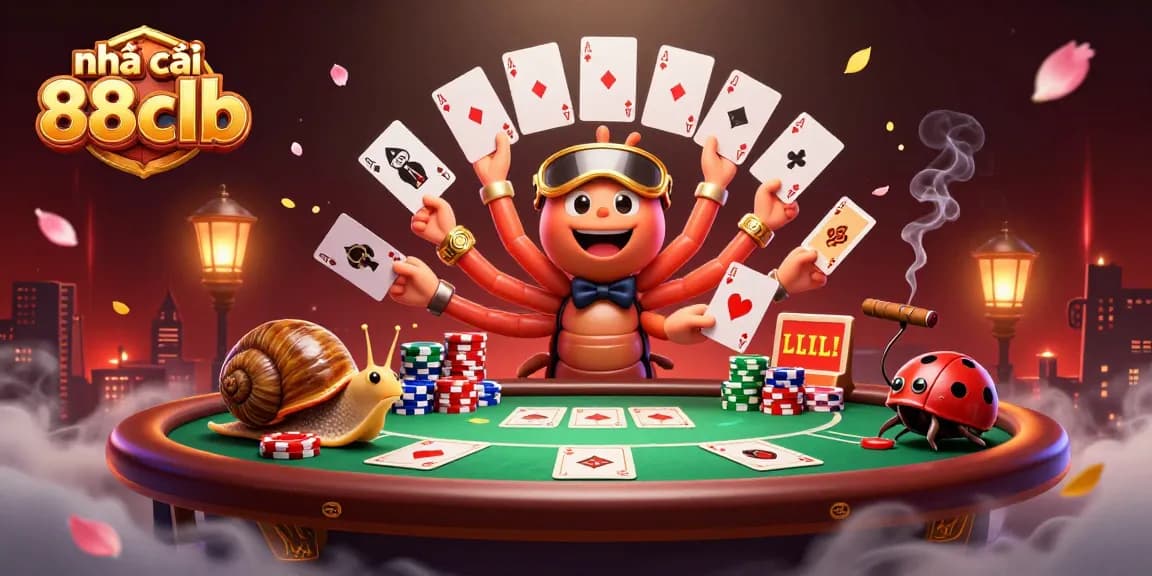 Experience the excitement at nhà cái 88clb with vibrant gaming elements and lively characters