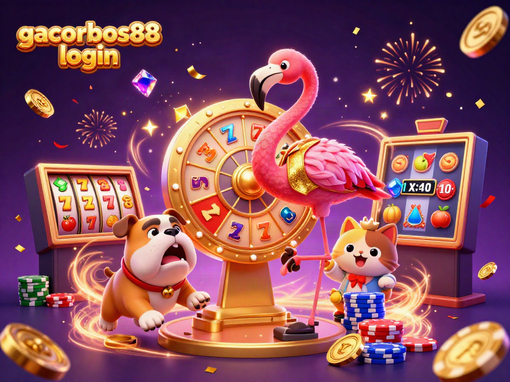 Engage with gacorbos88 login for a dynamic casino experience with interactive game show elements.