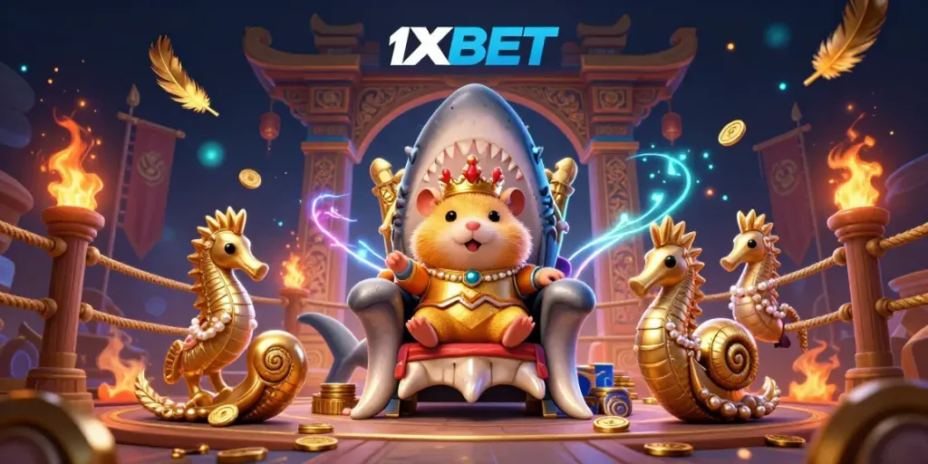Experience the thrill of winning with 1XBET while engaging in dynamic gameplay surrounded by a vibrant underwater world.