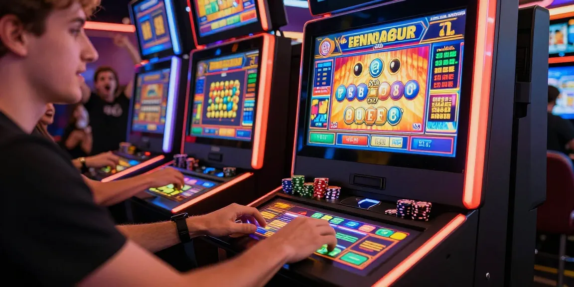 Exciting player experience with bonus buy slots UK in a vibrant casino setting.