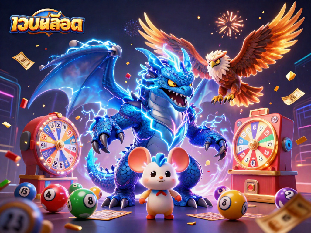 Spin the reels of เว็บสล็อต and summon thrilling wins amidst dynamic casino visuals.