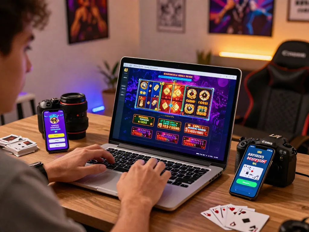 Engaging online gaming experience on TRANG CHỦ ALO8 with vibrant casino game displays.