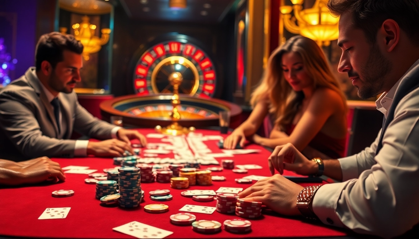 Enjoy a thrilling sex game experience at a lavish casino table filled with poker chips and excitement.