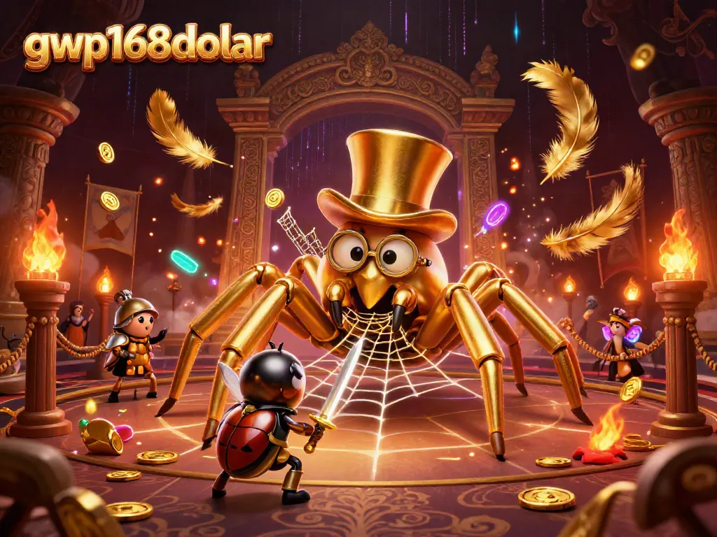 GWP168dolar menghadirkan pengalaman kasino modern dengan tarantula emas dan ksatria keberanian.
