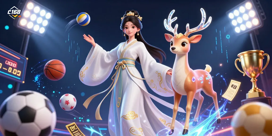Engage in thrilling gameplay at c168 with vibrant sports elements and dynamic casino visuals.