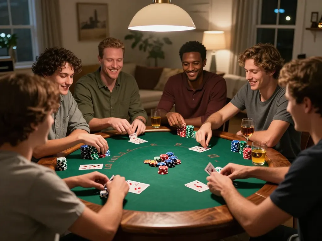 Gather friends for an exciting poker game at home, link vào f168 for a thrilling experience.