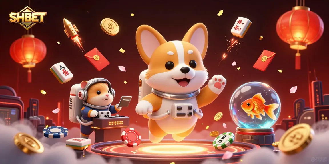 Experience thrilling gaming action at SHBET with this vibrant, dynamic casino scene featuring exciting characters.