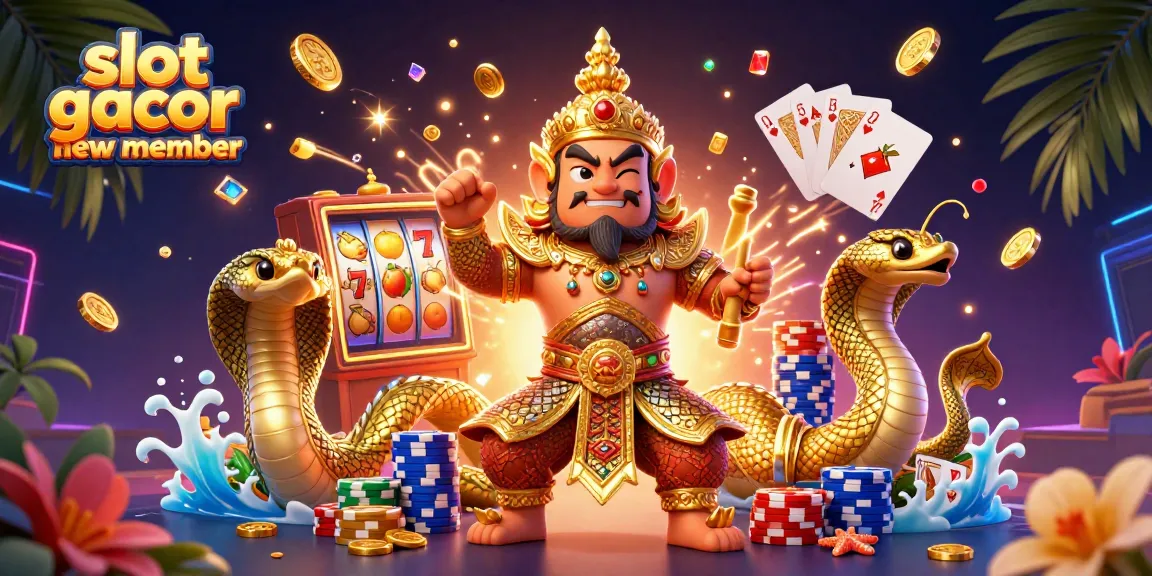 Experience exciting wins with slot gacor new member bonuses in a vibrant casino scene.