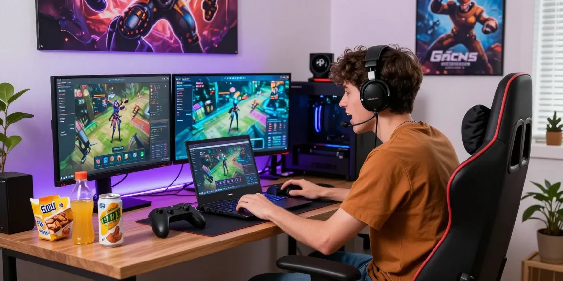 Player engaging with GO99 online gaming setup, showcasing excitement and vibrant atmosphere.