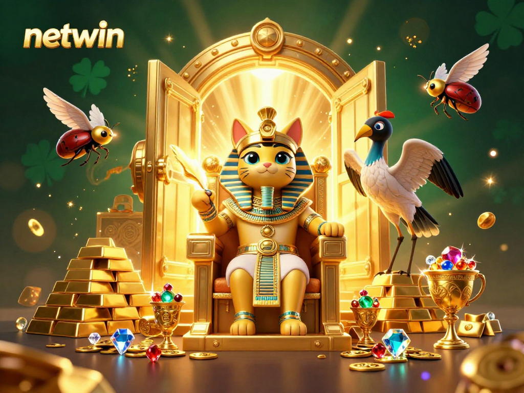 Experience thrilling wins at netwin with dynamic treasures and joyful characters in vibrant online space.