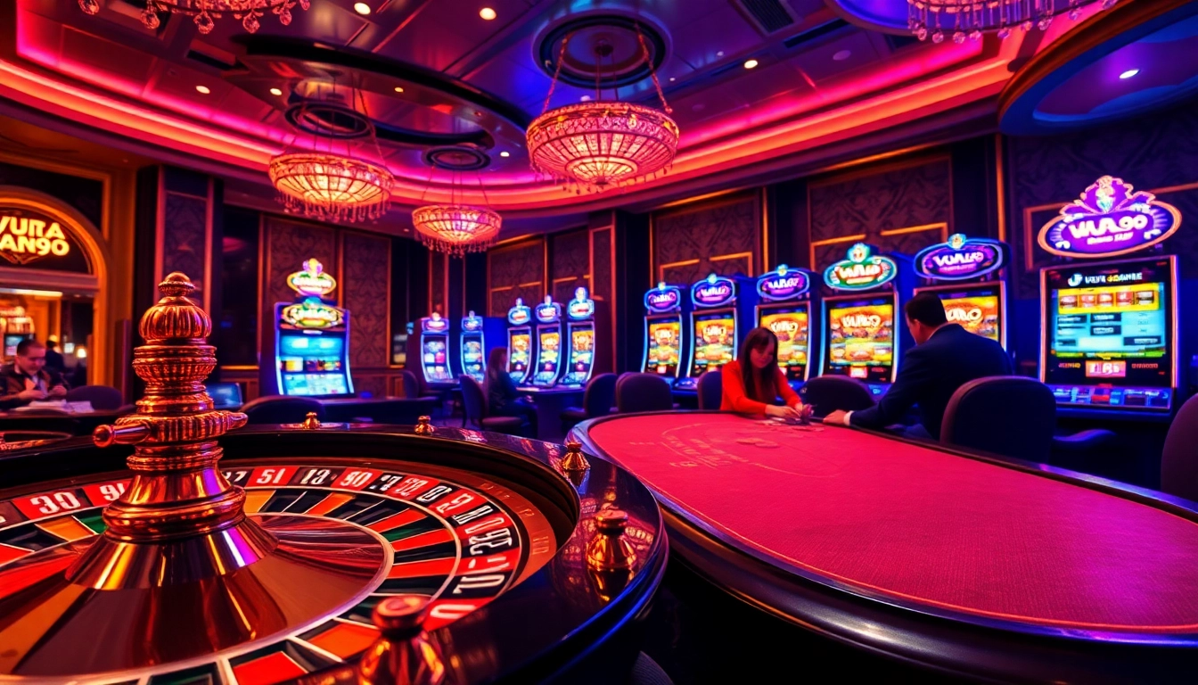 Experience the thrill of placing bets at Vua99 with elegant casino visuals filled with excitement.