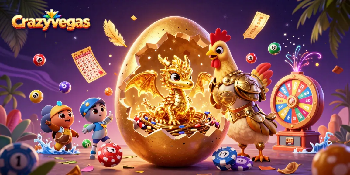 Experience the thrill at crazyvegas with golden dragon and vibrant lottery excitement.