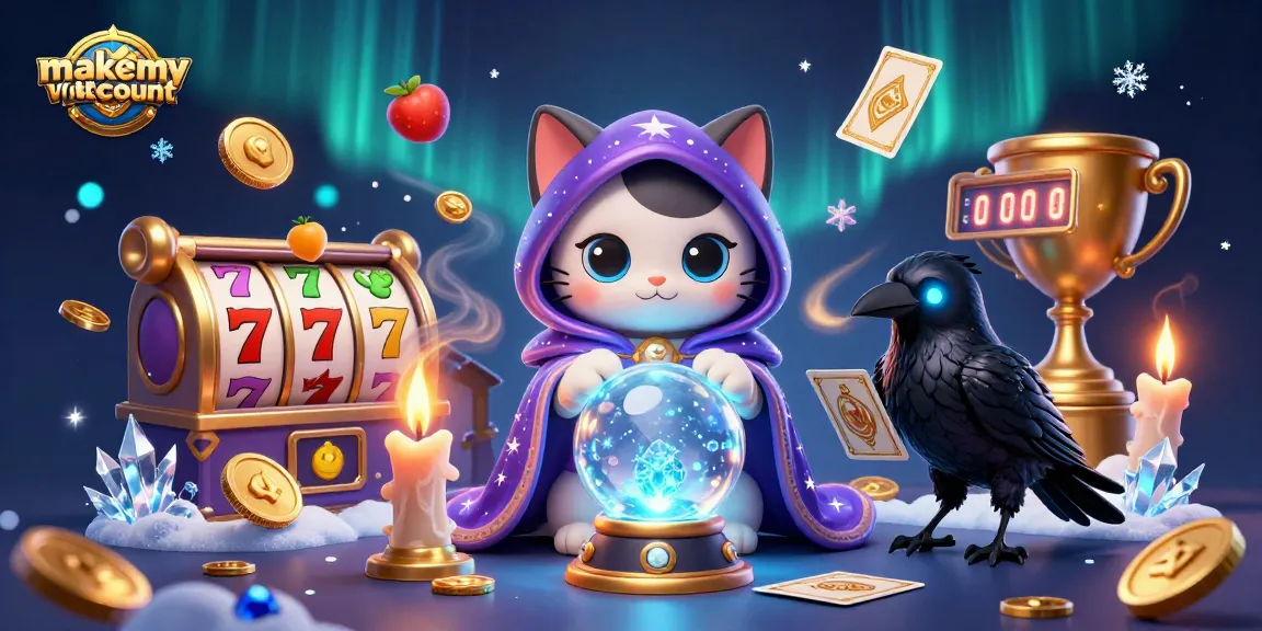 Engage with winning strategies at makemyvotecount, featuring vibrant 3D casino illustrations.
