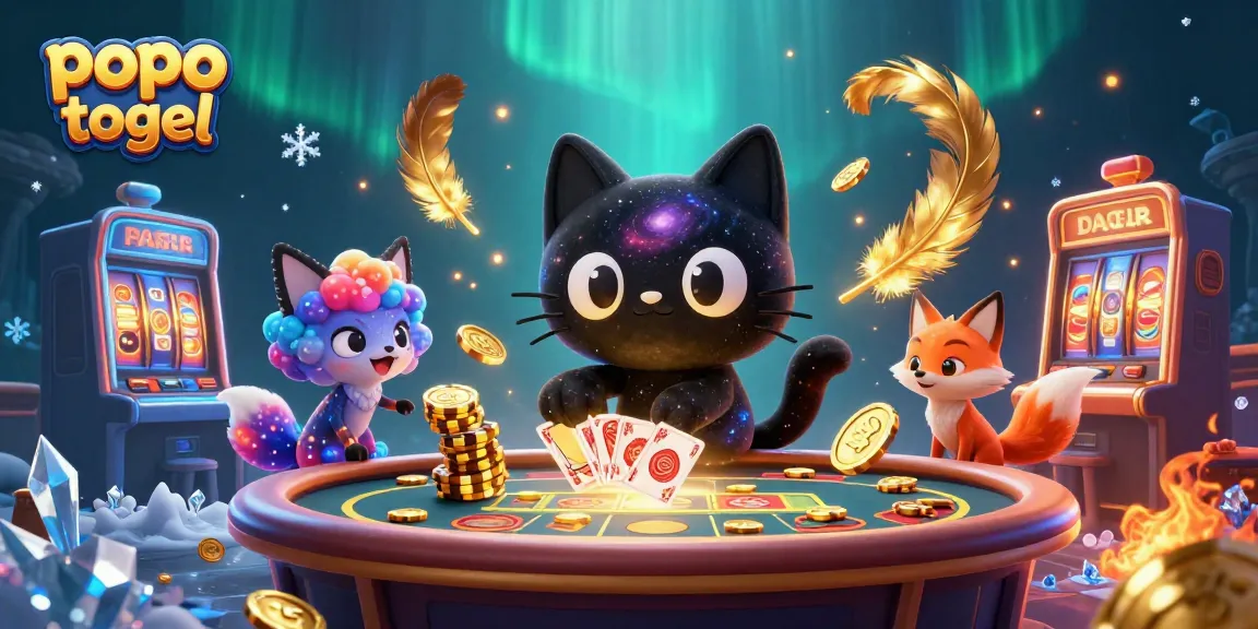 Engage with popo togel as the cosmic casino scene pulls players into a thrilling gambling adventure.