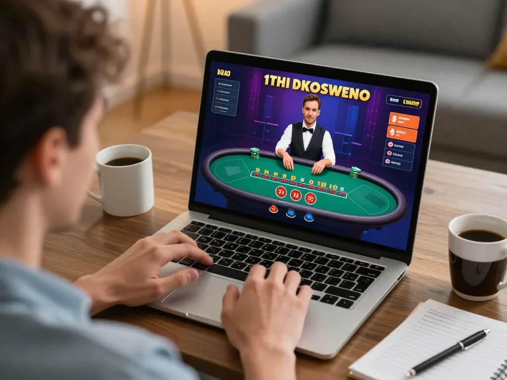 Experience open 88 excitement with live dealer blackjack in a cozy home setting