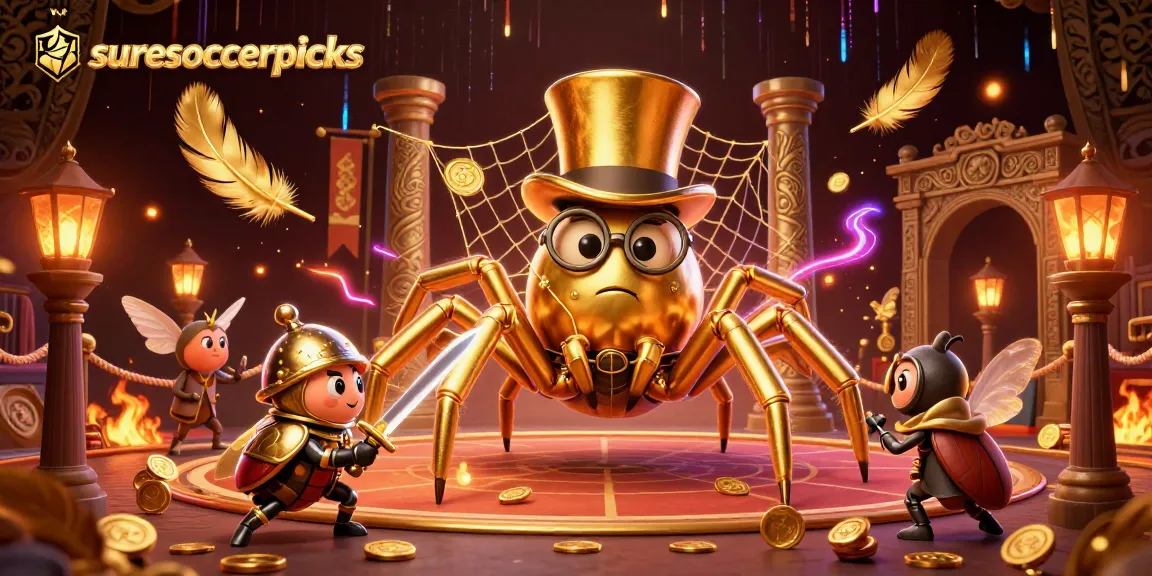 Suresoccerpicks showcases an engaging 3D scene with dynamic characters in a vibrant casino setting.