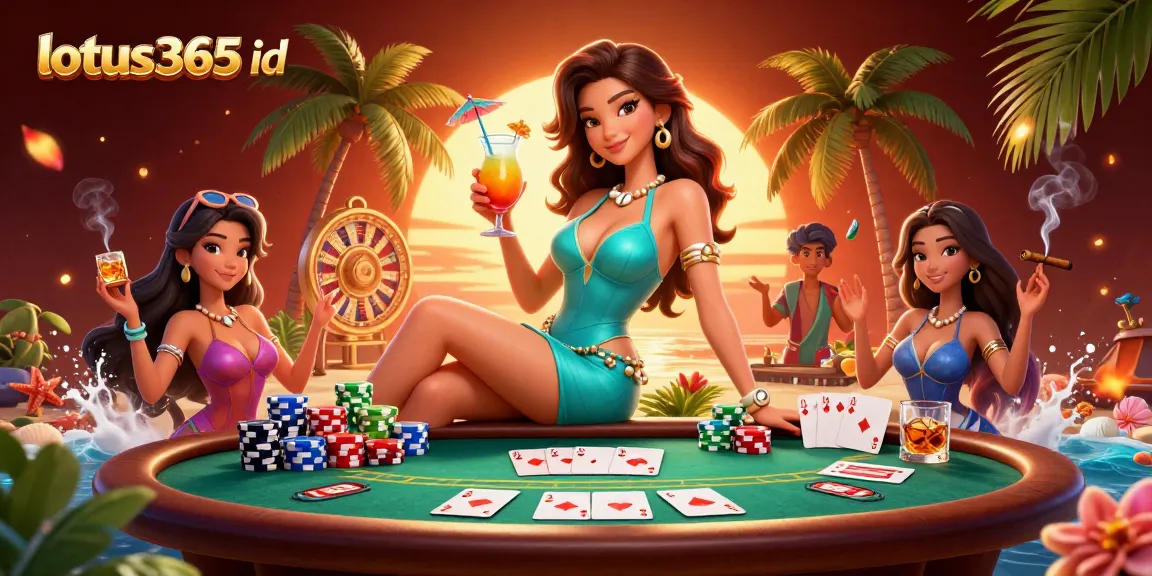 Experience the excitement of betting with your lotus365 id in a vibrant casino scene filled with action.