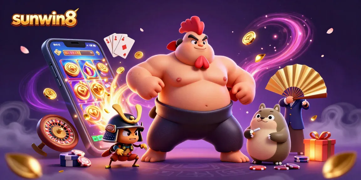 Engage with sunwin8 slots as a powerful sumo rooster conquers the casino landscape.