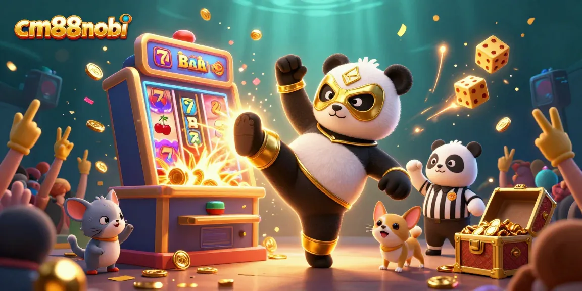 Experience thrilling gameplay at cm88mobi with a lively casino scene bursting with fun elements and vibrant energy.