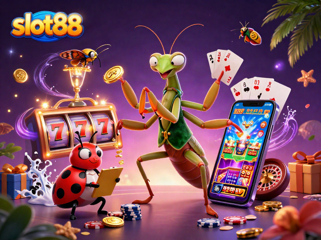 Experience the excitement of slot88 with vibrant characters and dynamic gaming elements