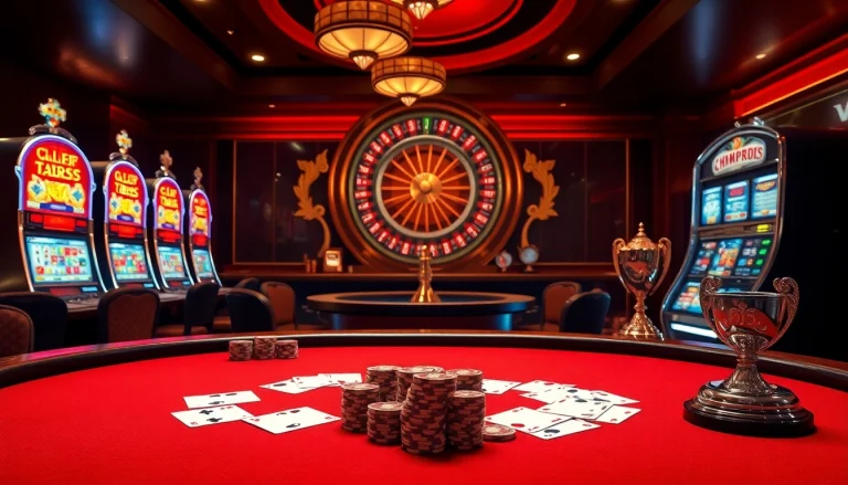 Experience luxury gambling with JL55-themed poker tables and dazzling slot machines.
