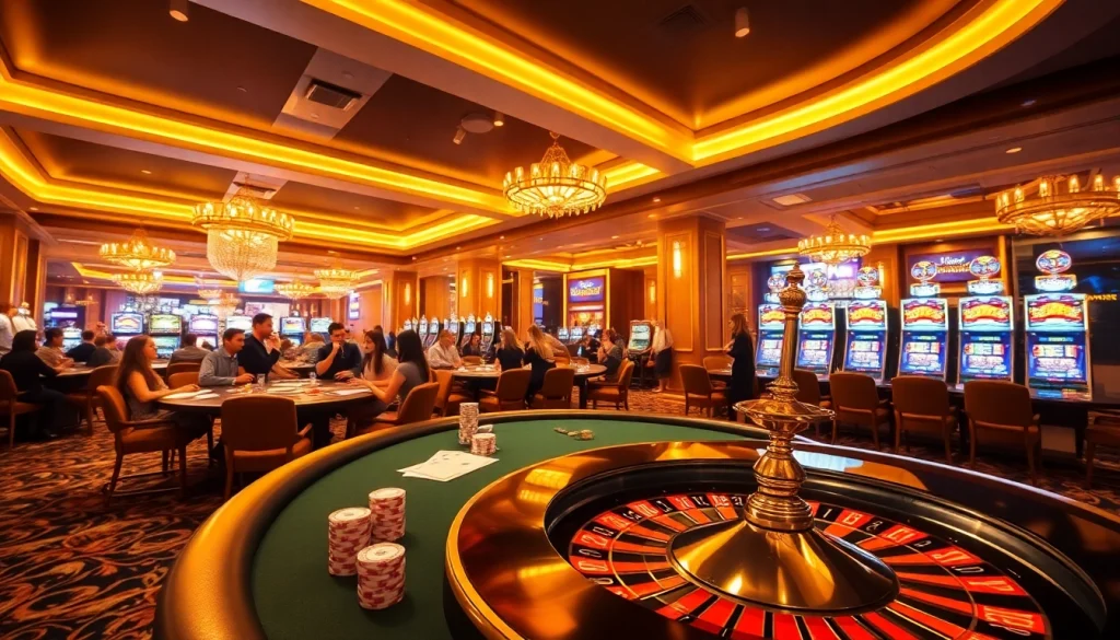Players enjoying a high-stakes game in an upscale atmosphere at the 24kclub casino.