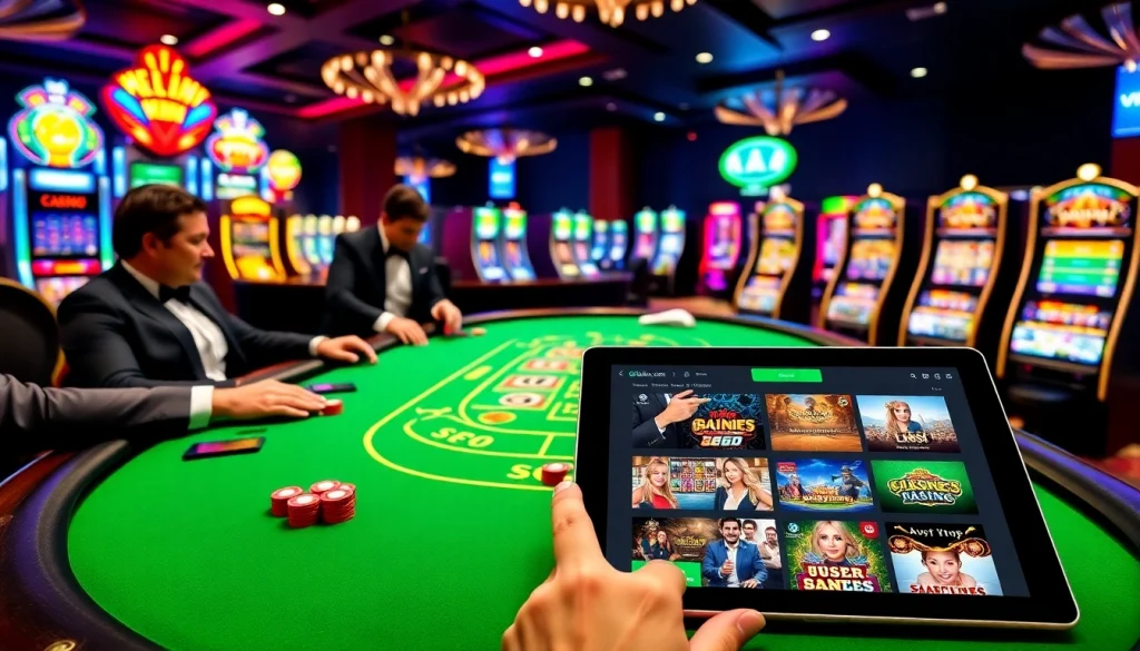 Experience thrilling games at okwin.com with vibrant casino tables and engaging gameplay.