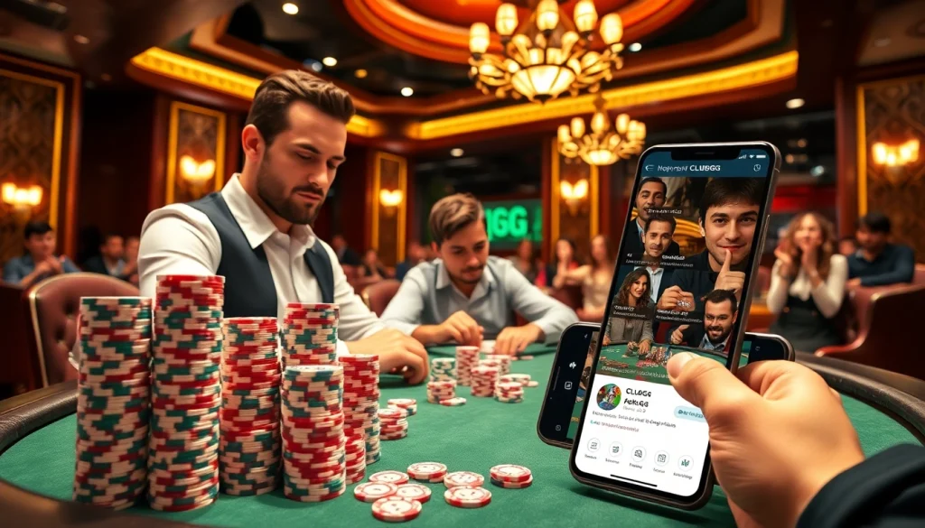 Ambitious players strategize in a ClubGG poker game, highlighting excitement and competition.