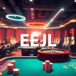 EEJL online casino atmosphere with vibrant gaming interface and engaging players.