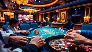 החוויה של רמי אונליין בקזינו מקוון יוקרתי עם התלהבות ססגונית.