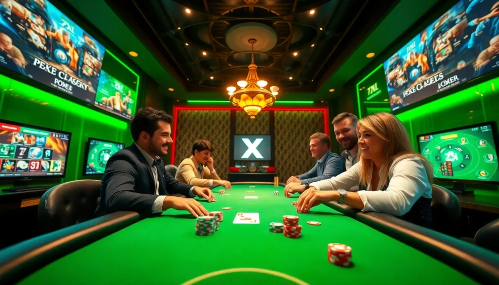 תחוו את ההתרגשות של פוקר 7XL עם משחקיות דינמית ושחקנים פעילים.