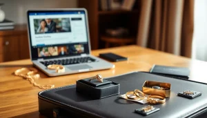 Vendi oro facilmente a distanza tramite una piattaforma online, dimostrando il processo sicuro.